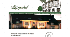 Desktop Screenshot of hotel-schuetzenhof.de