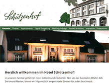 Tablet Screenshot of hotel-schuetzenhof.de